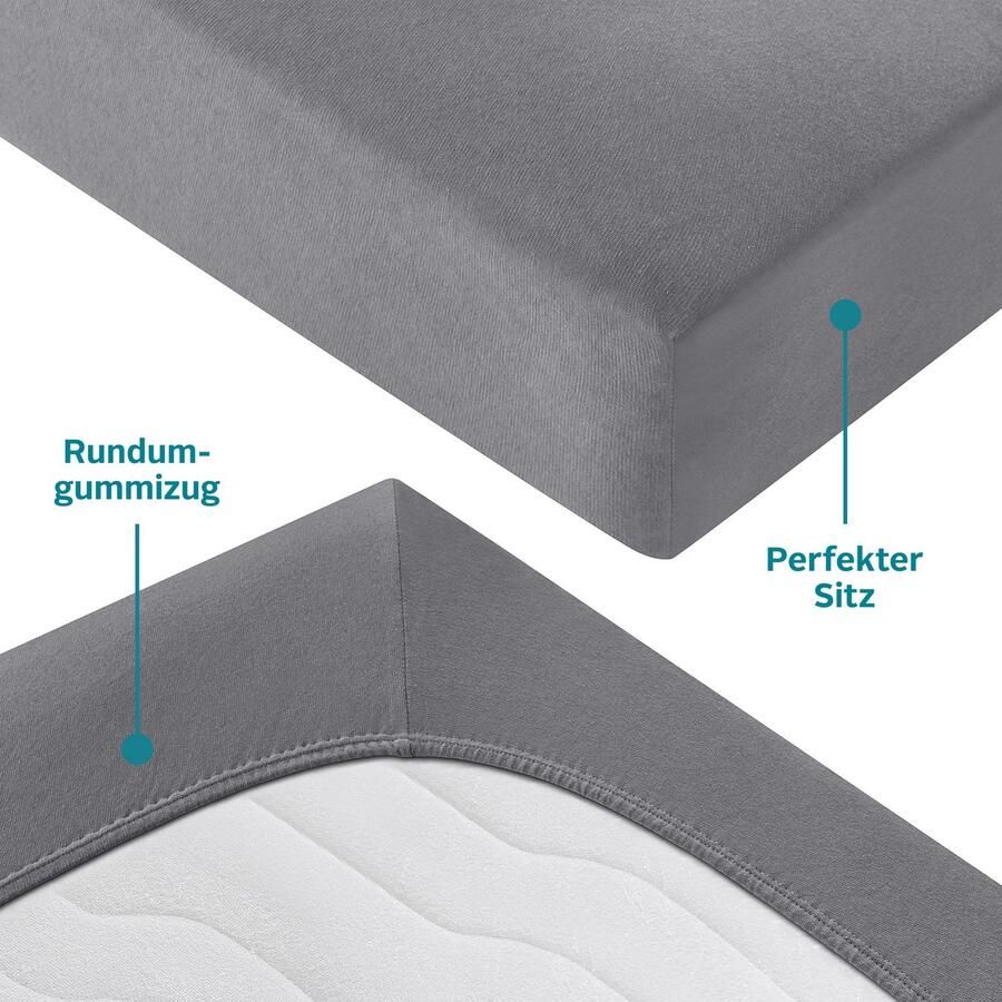 My home Hoeslaken Blackberry Katoen matrassen tot 28 cm hoogte laken hoeslaken laken