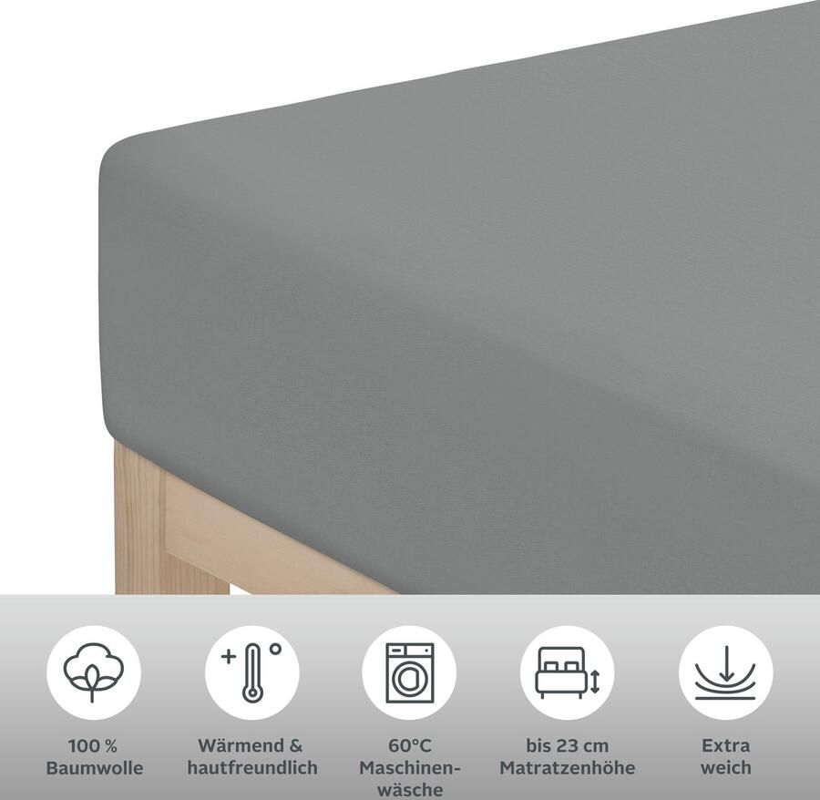 Home affaire Hoeslaken Cremona in de kwaliteiten: Katoen met elastaan of Biber - Foto 3