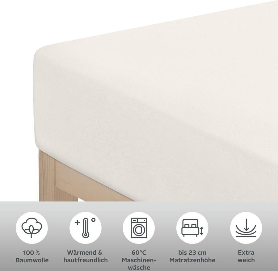 Home affaire Hoeslaken Cremona in de kwaliteiten: Katoen met elastaan of Biber - Foto 3