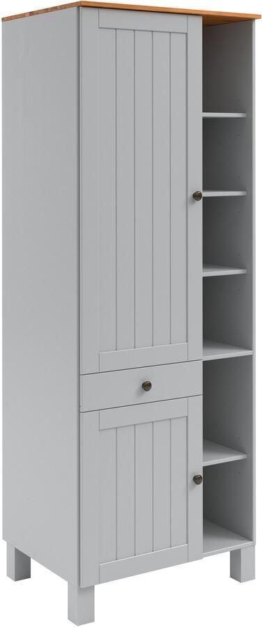 Home affaire Hoge kast Alby2 Met metalen grepen breedte 75 cm - Foto 7