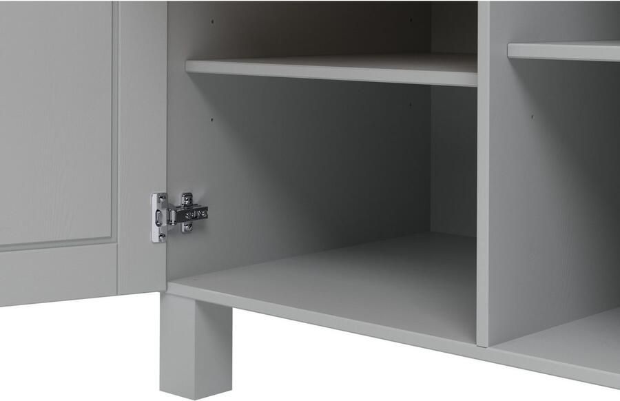 Home affaire Hoge kast Alby2 Met metalen grepen breedte 75 cm - Foto 4