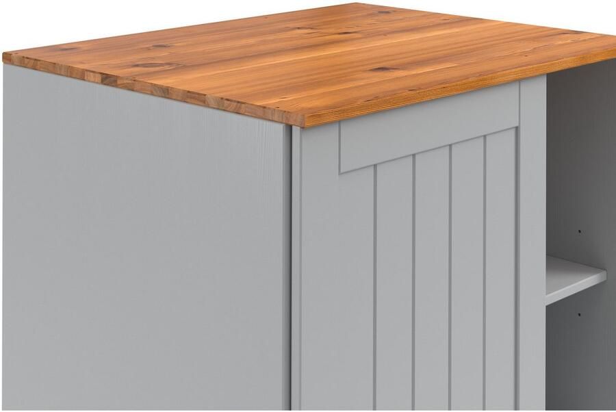 Home affaire Hoge kast Alby2 Met metalen grepen breedte 75 cm - Foto 3