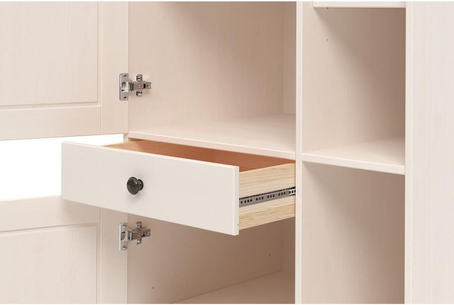 Home affaire Hoge kast Alby2 Met metalen grepen breedte 75 cm