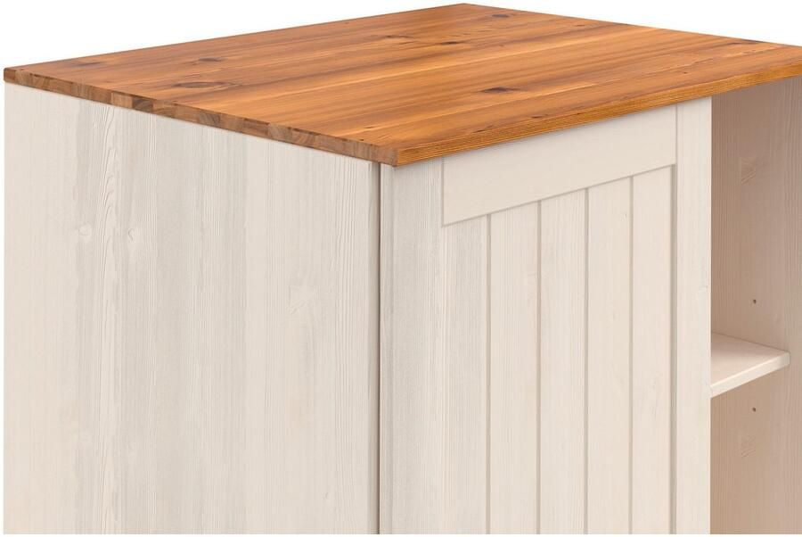 Home affaire Hoge kast Alby2 Met metalen grepen breedte 75 cm - Foto 3