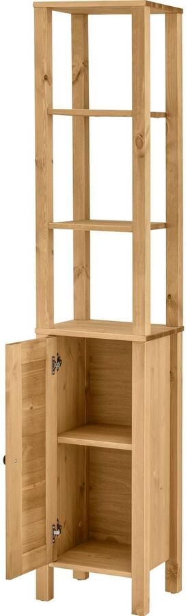 Home affaire Hoge kast Ayanna Badkast van massief hout FSC breedte 33 cm hoogte 170 cm - Foto 8