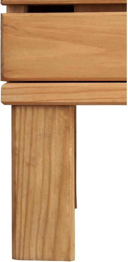 Home affaire Hoge kast Josie Breedte 30 cm van massief hout verstelbare planken metalen grepen - Foto 3