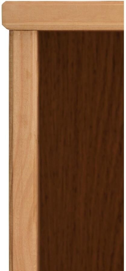 Home affaire Hoge kast Josie Breedte 30 cm van massief hout verstelbare planken metalen grepen - Foto 4