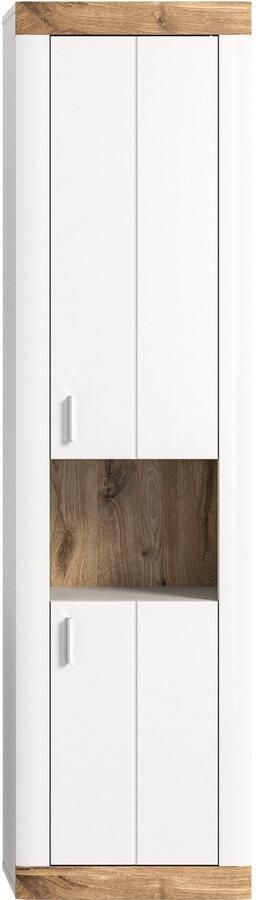 Home affaire Hoge kast Landsby breedte 45 cm 2 deuren (verwisselbare deurstop) 2 planken (1 stuk) - Foto 8