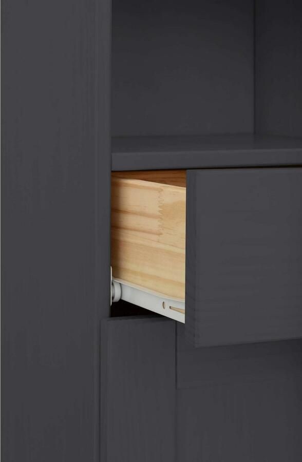 Home affaire Hoge kast Rodby Massief FSC -gecertificeerd hout breedte 33 cm hoogte 180 cm - Foto 4