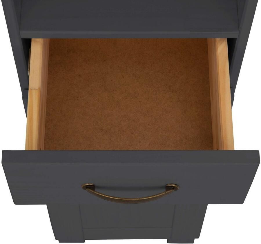 Home affaire Hoge kast Rodby Massief FSC -gecertificeerd hout breedte 33 cm hoogte 180 cm