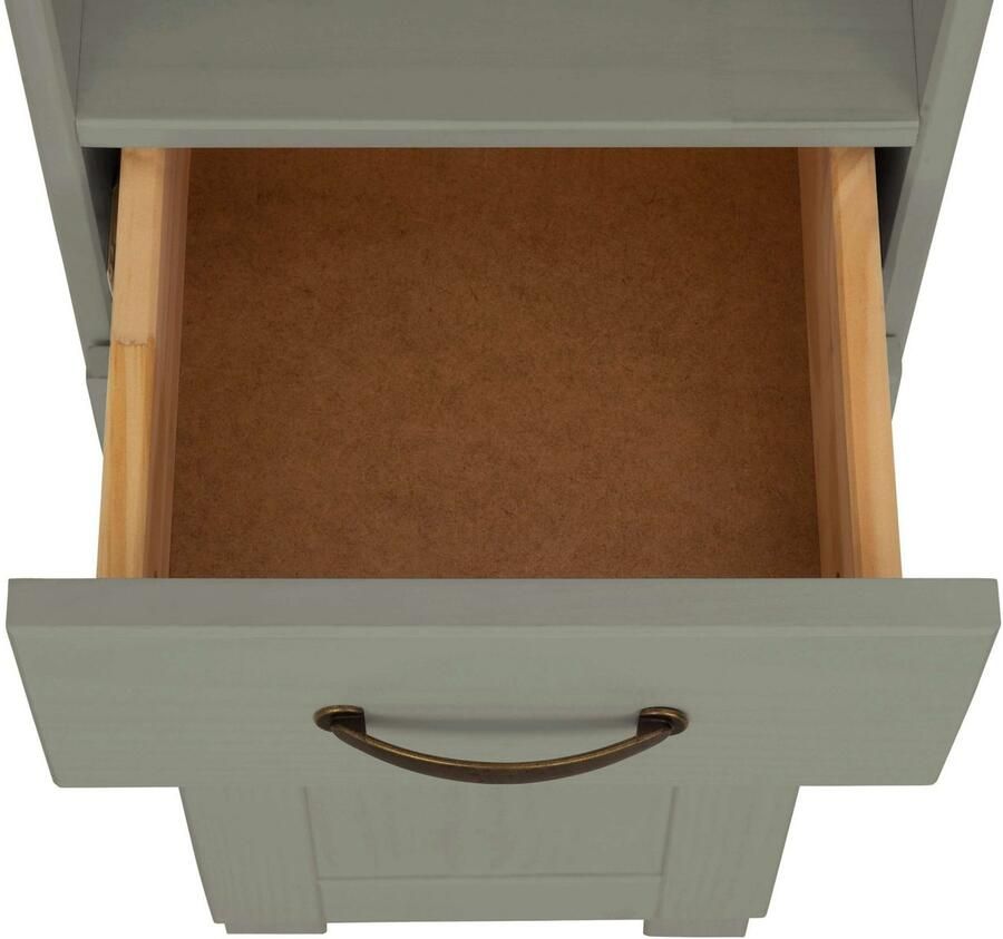 Home affaire Hoge kast Rodby Massief FSC -gecertificeerd hout breedte 33 cm hoogte 180 cm