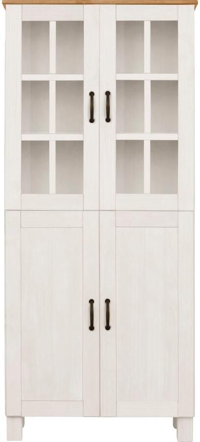 Home affaire Hoge kast Rodby Massief FSC -gecertificeerd hout breedte 75 cm hoogte 170 cm - Foto 3
