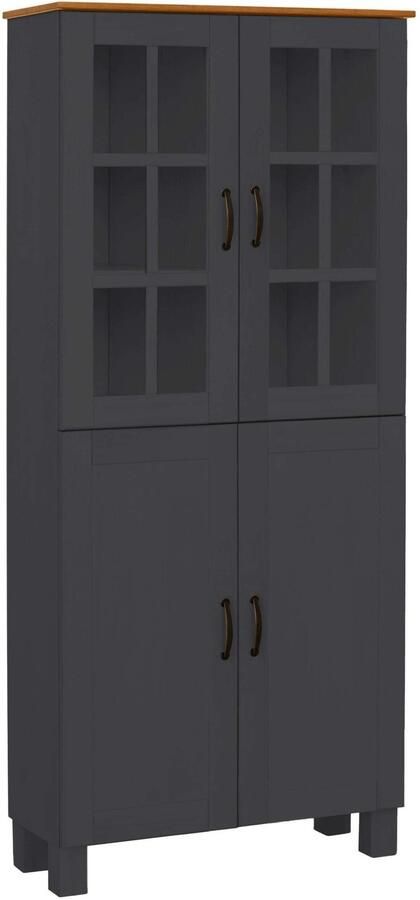 Home affaire Hoge kast Rodby Massief FSC -gecertificeerd hout breedte 75 cm hoogte 170 cm - Foto 4