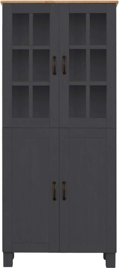 Home affaire Hoge kast Rodby Massief FSC -gecertificeerd hout breedte 75 cm hoogte 170 cm - Foto 3