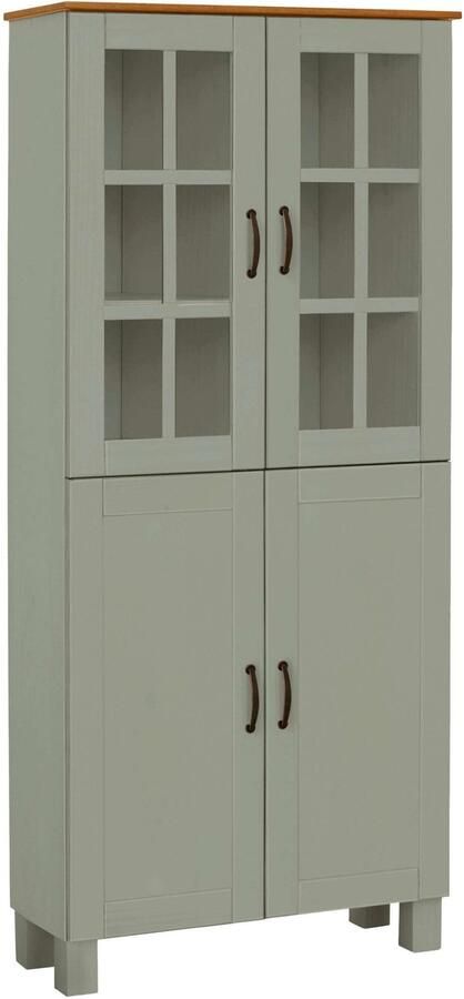 Home affaire Hoge kast Rodby Massief FSC -gecertificeerd hout breedte 75 cm hoogte 170 cm - Foto 4