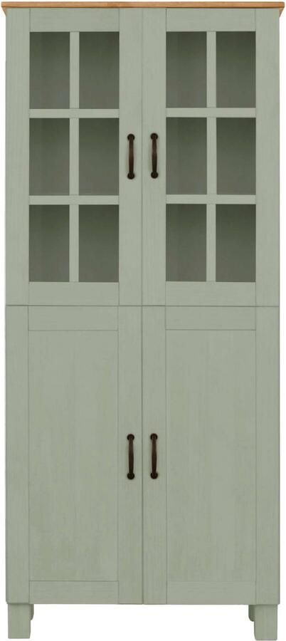 Home affaire Hoge kast Rodby Massief FSC -gecertificeerd hout breedte 75 cm hoogte 170 cm - Foto 3