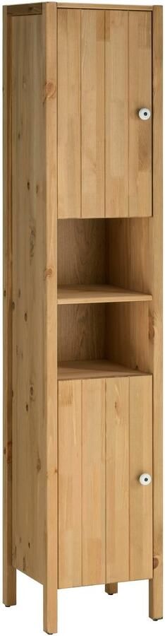 Home affaire Hoge kast TINA Badkamermeubel kast breedte 31 5 cm massief hout - Foto 5