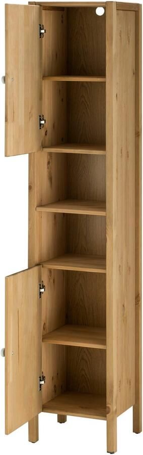 Home affaire Hoge kast TINA Badkamermeubel kast breedte 31 5 cm massief hout - Foto 3