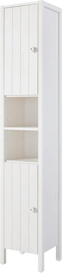 Home affaire Hoge kast TINA Badkamermeubel kast breedte 31 5 cm massief hout - Foto 7