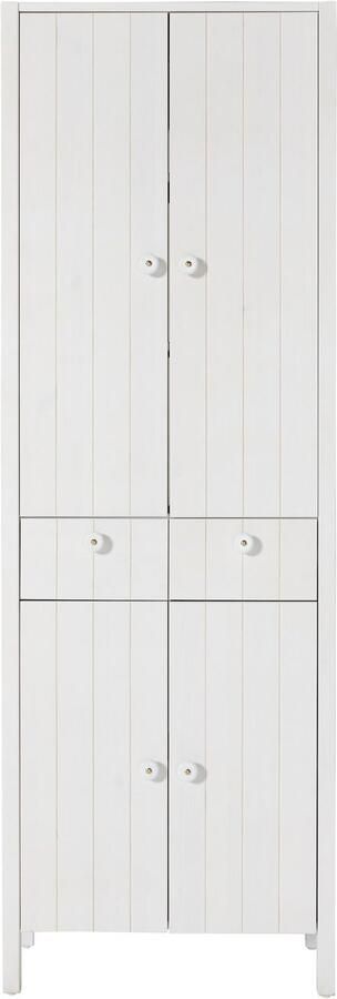 Home affaire Hoge kast TINA Badkamermeubel kast breedte 57 cm massief hout - Foto 10