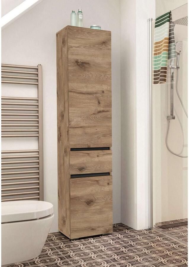 Home affaire Hoge kast Wisla Hoogte 180 cm met deuren & lade - Foto 2