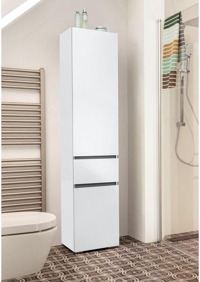 Home affaire Hoge kast Wisla Hoogte 180 cm met deuren & lade - Foto 3