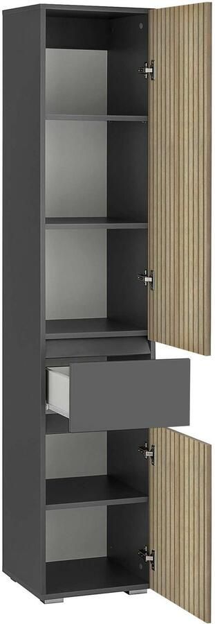 Home affaire Hoge kast Wisla Hoogte 180 cm met deuren & lade - Foto 8