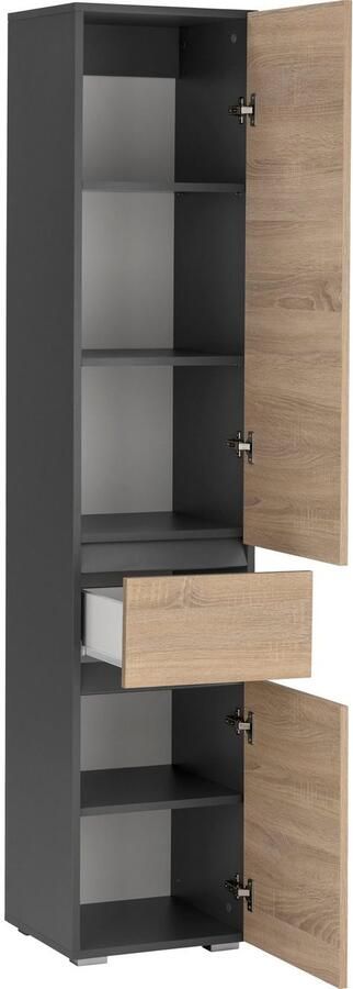 Home affaire Hoge kast Wisla Hoogte 180 cm met deuren & lade - Foto 8