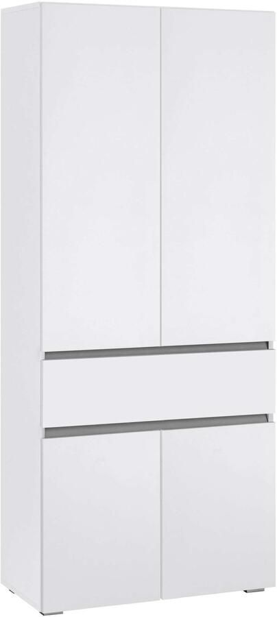 Home affaire Hoge kast Wisla met 4 deuren & 1 lade breedte 76 cm hoogte 180 cm - Foto 6