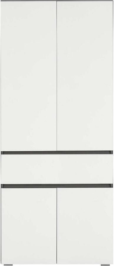 Home affaire Hoge kast Wisla met 4 deuren & 1 lade breedte 76 cm hoogte 180 cm - Foto 4