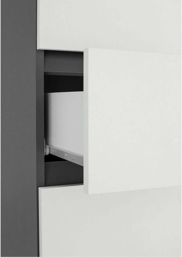 Home affaire Hoge kast Wisla met 4 deuren & 1 lade breedte 76 cm hoogte 180 cm - Foto 2