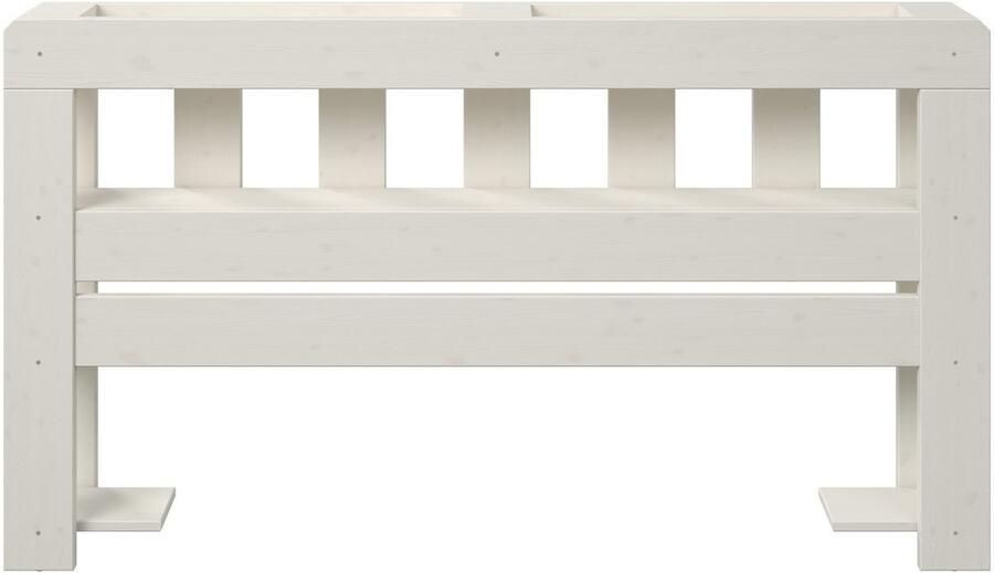 Home affaire Hoofdbord Alasco voor palletbed alasco gemaakt van massief hout met 7 open vakken - Foto 2