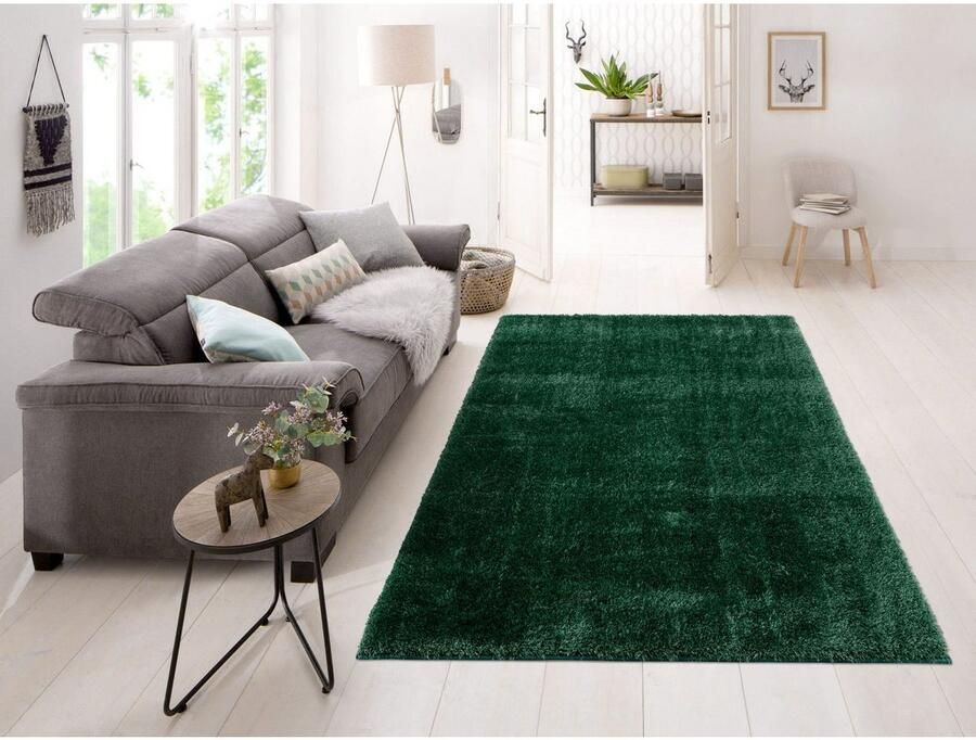 Home affaire Hoogpolig vloerkleed Anastasia Shaggy-vloerkleed bijzonder zacht door microvezel - Foto 1