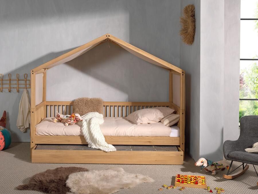 Home affaire Huisbed Massief eikenhout geolied gemaakt in Europa duurzame kwaliteit - Foto 7