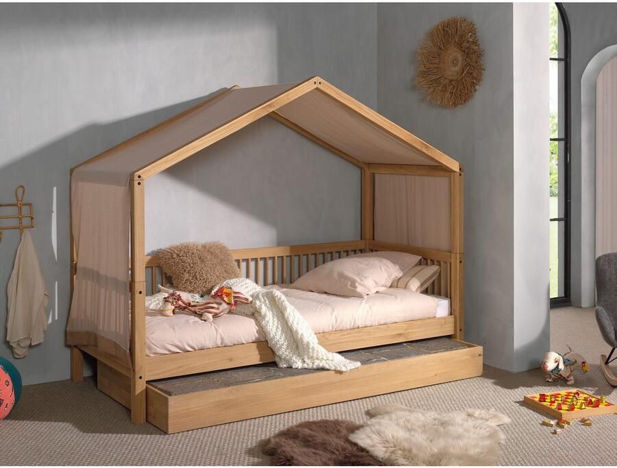 Home affaire Huisbed Massief eikenhout geolied gemaakt in Europa duurzame kwaliteit - Foto 5