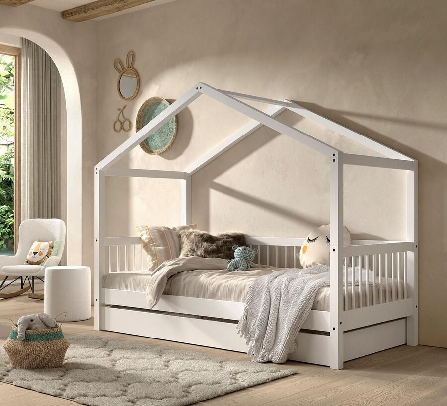 Home affaire Huisbed met lf 90x200 cm optioneel met of zonder bedlade beuken wit - Foto 5