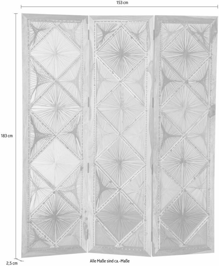 Home affaire Kamerscherm Verbena Breedte 153 cm - Foto 2