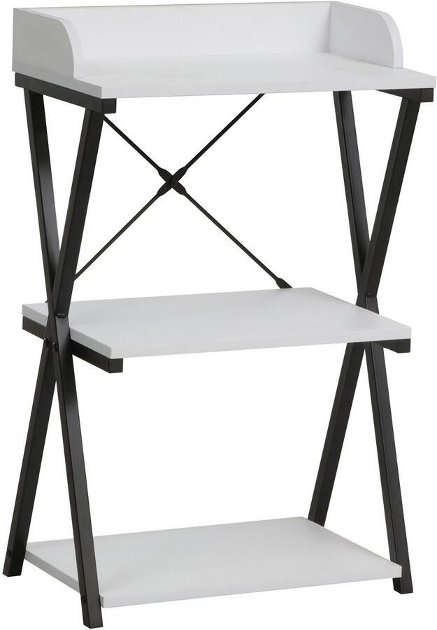 Home affaire Kantoormeubelset Forres bestaand uit bureau & rek Metalen frame afzonderlijk instelbaar FSC -gecertificeerd (2-delig) - Foto 11