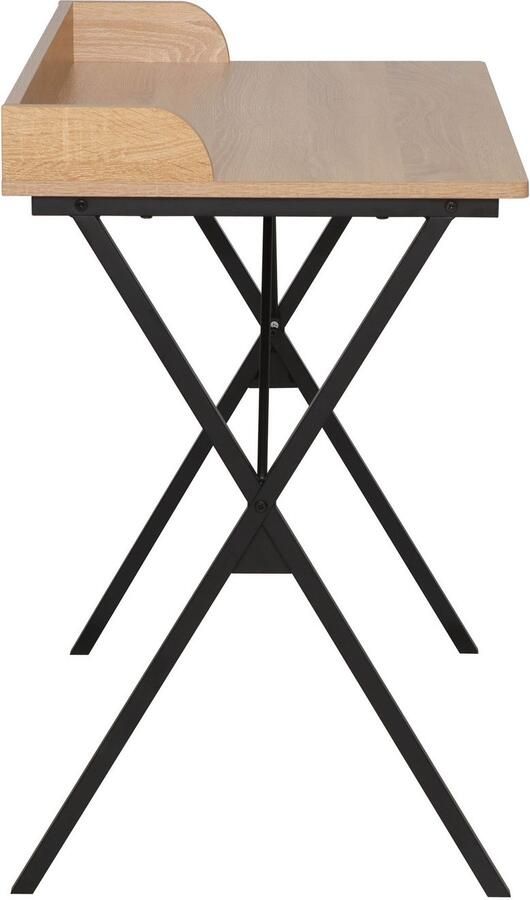 Home affaire Kantoormeubelset Forres bestaand uit bureau & rek Metalen frame afzonderlijk instelbaar FSC -gecertificeerd (2-delig) - Foto 11