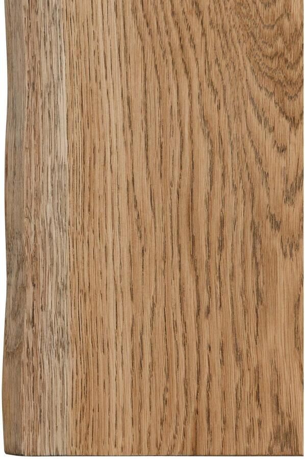 Home affaire Kapstokpaneel Brodi van massief eiken in golfmodel. - Foto 2