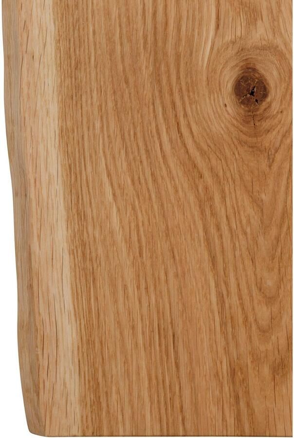 Home affaire Kapstokpaneel Brodi van massief eiken in golfmodel. - Foto 3