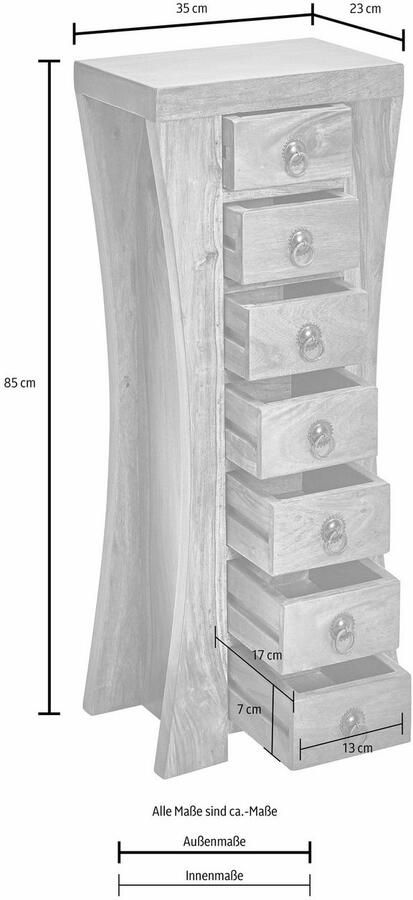 Home affaire Kast Breedte 35 cm in gebogen vorm - Foto 7