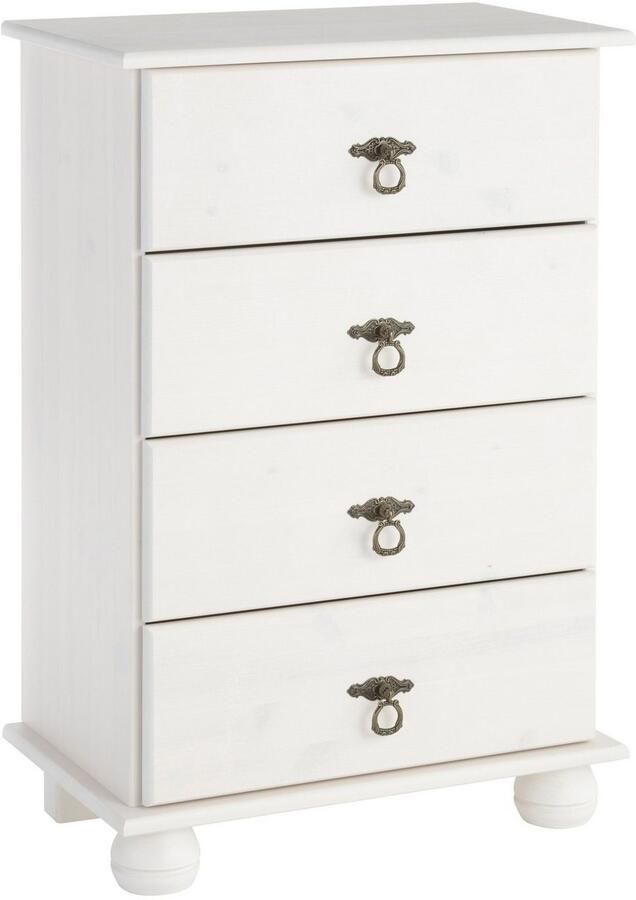 Home affaire Kast Finca van massief grenenhout met 4 laden voor opbergmogelijkheden - Foto 6