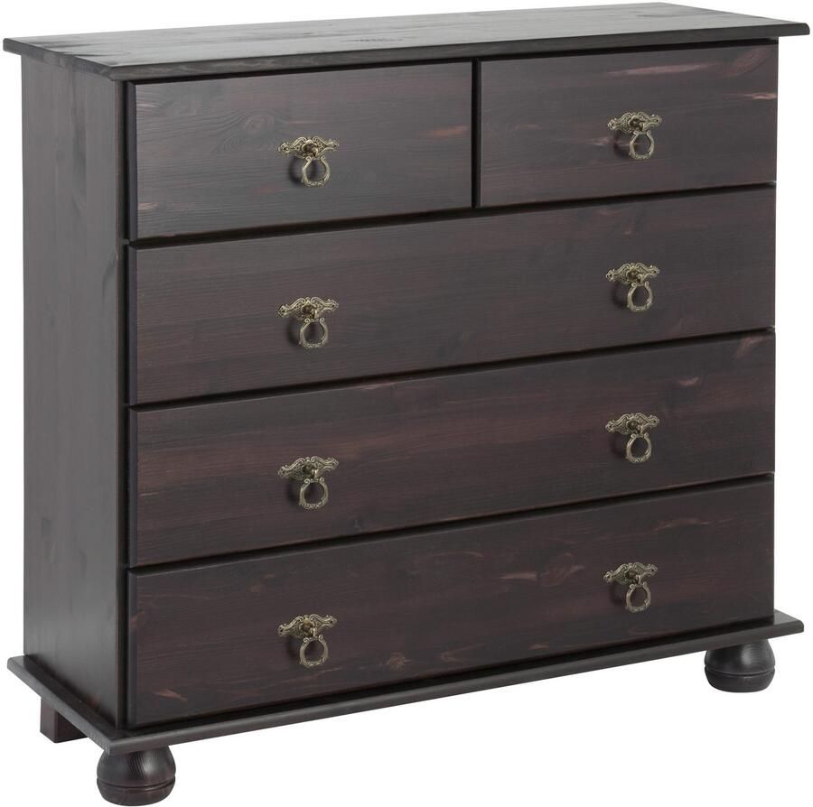 Home affaire Kast Finca van massief grenenhout met laden voor opbergmogelijkheden - Foto 2