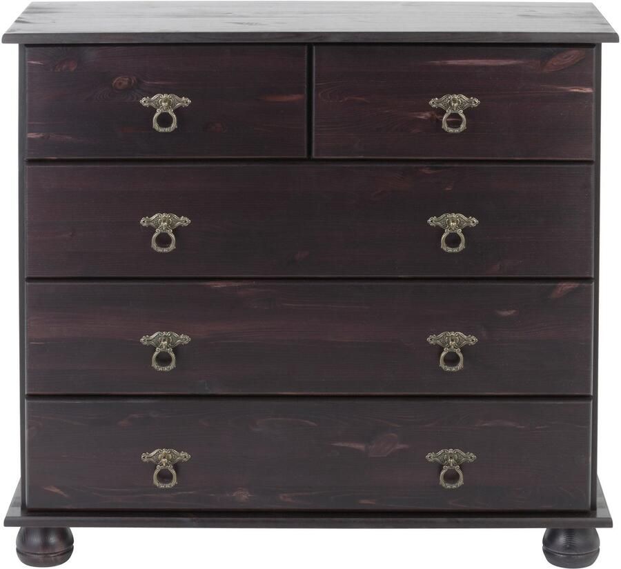 Home affaire Kast Finca van massief grenenhout met laden voor opbergmogelijkheden - Foto 3