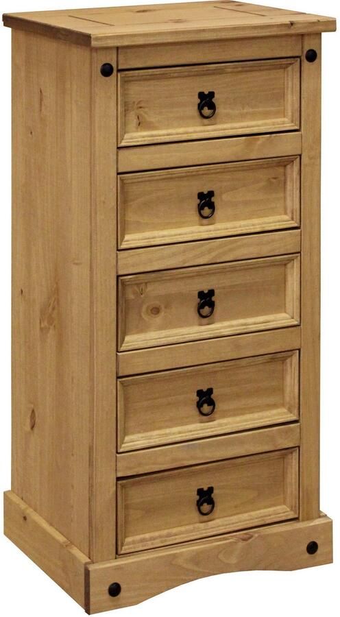 Home affaire Kast Houten oppervlak honingkleurig gewaxed (1 stuk) - Foto 2