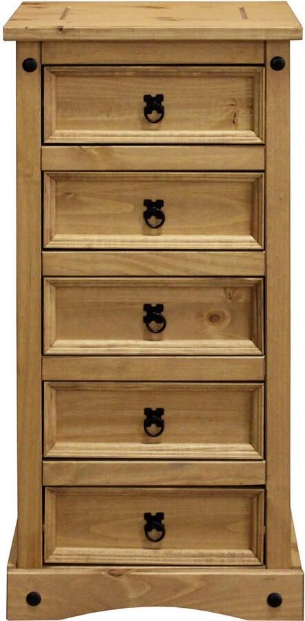 Home affaire Kast Houten oppervlak honingkleurig gewaxed (1 stuk) - Foto 3