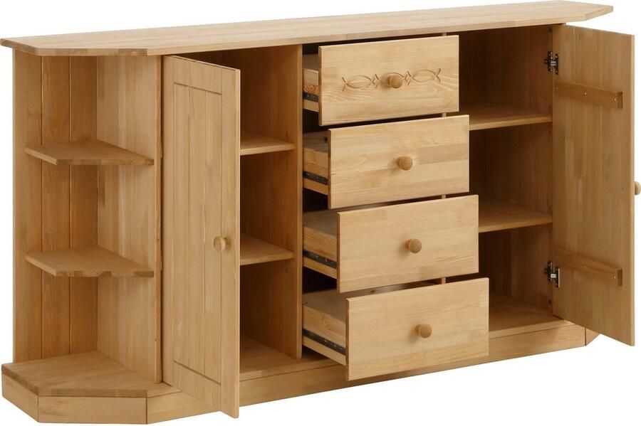 Home affaire Kast Indra sideboard met plankelementen - Foto 7