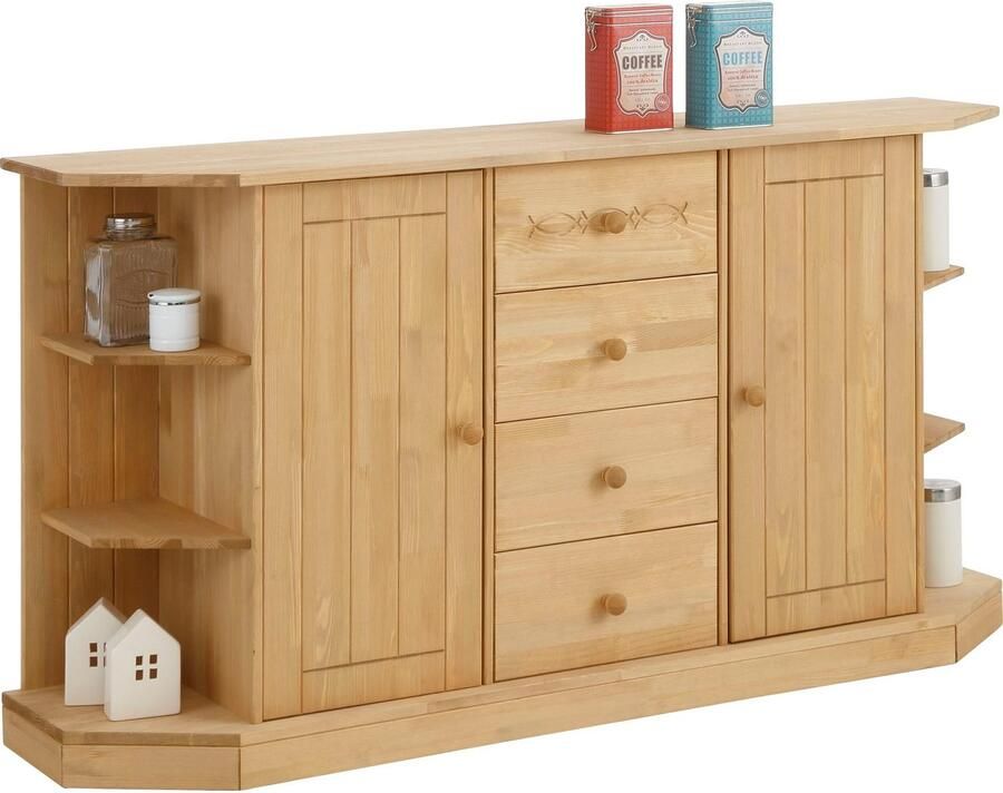 Home affaire Kast Indra sideboard met plankelementen - Foto 3
