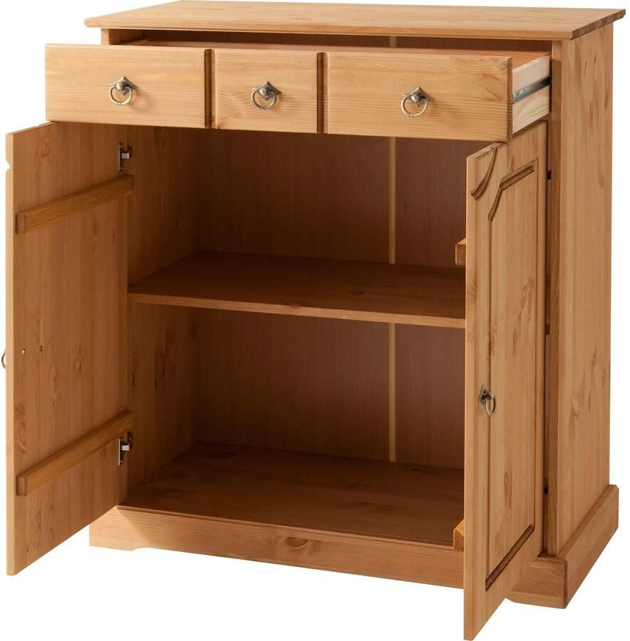 Home affaire Kast Klera Breedte 81 cm van massief grenen FSC -gecertificeerd